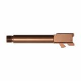Premium Series, 9MM, 4.5" Threaded Barrel, 1/2x28, For Glock 19 Gen 3-5, Copper BAPSG195T1R
