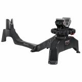Foxtrot Shooting Rest, Padded Front and Rear, Adjustable Elevation, Detachable Rear For Use With Handguns, Shooting Rest, Black/Red BC-CSR