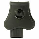 Rapid Release Polymer Holster With Paddle For Glock 17/22/31 Gen 1-4 Black Right Hand