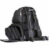 Tactical Range Handgun, Medium, Back Pack, Poly Oxford Nylon Construction, Black BDT414B