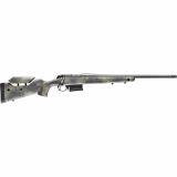 B-14 Wilderness Series, Terrain, Bolt Action Rifle, 7mm Remington Magnum, 24" Barrel, Threaded 5/8x24, Omni Muzzle Brake, Flutted Bolt, Cerakote Finish, Sniper Gray, Molded Terrain Stock w/ Mini-Chassis, Right Hand, 5 Rounds, 1 AICS Style Magazine B14LM6