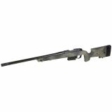 B-14 Series HMR Carbon Wilderness Rifle, Bolt Action Rifle, 308 Winchester, 20" Barrel - Carbon Fiber, Threaded 5/8-24, with Omni Muzzle Brake, Cerakote Finish, Black, Overmolded Mini-Chassis Stock, Fits Remington 700 Scope Base with 6X48 Screws, 5 Round