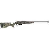 B-14 Series HMR Carbon Wilderness Rifle, Bolt Action Rifle, 6.5 PRC, 26" Barrel - Carbon Fiber, Threaded 5/8-24, with Omni Muzzle Brake, Cerakote Finish, Black, Overmolded Mini-Chassis Stock, Fits Remington 700 Scope Base with 6X48 Screws, 3 Rounds, AICS