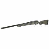B-14 Series Ridge Carbon Wilderness Rifle, Bolt Action Rifle, 6.5 PRC, 24" Barrel - Carbon Fiber, Threaded 5/8-24, with Omni Muzzle Brake, Cerakote Finish, Black, Synthetic Stock, Fits Remington 700 Scope Base with 6X48 Screws, 2 Rounds, AICS Style Detac