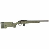 MR-X Competition, Bolt Action Rifle, 17 HMR, 20" Carbon Fiber Barrel, Matte Finish, Black, Green Stock, 10 Rounds, 1 Magazine BMR012