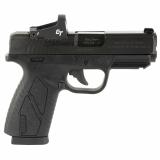 BP CC, Double Action, Semi-automatic, Polymer Frame Pistol, Compact, 9MM, 4" Barrel, Matte Finish, Black, Fixed Sights, No Thumb Safety, 8 Rounds, 1 Magazine, Includes Crimson Trace Red Dot BP9MCCL