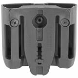 Double Mag Case for Single Stack Magazines 9mm/.40/.45/10mm/.357 Sig Matte Finish Black