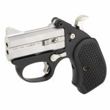 Stinger, Derringer, 22 WMR, 3" Barrel, Aluminum, Silver, B6 Resin Grips, Fixed Sights, Manual Safety, 2 Rounds, With Trigger Guard BASL-FB-22Mag