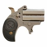 Stubby, Derringer, Sub-Compact, 22 LR, 2.2" Barrel, Fixed Sights, Stainless Steel, Silver, 2 Rounds BASTB-22LR