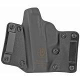Leather Wing OWB Holster, Fits Sig P365XL, Right Hand, Black Kydex & Leather, with 1.75" Belt Loops, 15 Degree Cant 120847