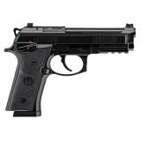 92GTS, Centurion, Double Action/Single Action, Semi-automatic, Metal Frame Pistol, Full Size, 9MM, 4.25" Barrel, Cerakote Finish, Black, 3-Slot Picatinny Rail, 92X Grip Panel Texturing, Ambidextrous Frame Mounted Decocker, Fiber Optic Front Sight, 15 Rou