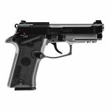 80X Cheetah, Double Action/Single Action, Semi-automatic, Metal Frame Pistol, 380 ACP, 3.9" Barrel, Anodized Finish, Black and Gray, Interchangable Polymer Grip Panels, Manual Safety/Decocker, Front Picatinny Rail, Optic Ready, 3 Dot Sights, 10 Rounds, 2