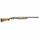 Maxus II Ultimate Maple, Semi-automatic Shotgun, 12 Gauge, 3" Chamber, 28" Barrel, Nickel Plated Receiver, Silver, Fiber Optic Front Sight, AAAA Grade Maple Stock, Includes 3 Choke Tubes - F,IM,M, 4 Rounds 011777204