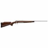 X-Bolt White Gold .270 Winchester 22 Inch Stainless Steel Barrel Polished Finish Checkered Walnut Stock Gloss Finish Scroll Engraved Stainless Receiver 4 Round