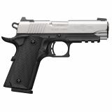 1911-380 Stainless, Semi-automatic, Composite Framed Pistol, Compact, 380 ACP, 3.63" Barrel, Matte Finish, Black Frame, Silver Stainless Steel Slide, 8 Rounds, 1 Magazine 051121492