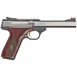 Buck Mark, Medallion Rosewood, Semi-automatic, 22LR, 9.5" Barrel, Aluminum Frame, Stainless Finish, Rosewood Grip, 10Rd 051543490