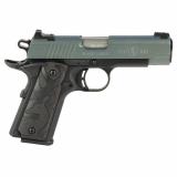 Black Label, 1911, Single Action, Semi-automatic,  Metal Frame Pistol, Compact, 380 ACP, 3.6" Barrel, Cerakote Finish, Northern Lights, Black Frame, Stippled Laminated Wood Grips, 3 Dot Sights, 10 Rounds, 2 Magazines 051993492