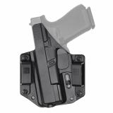 BCA, OWB Concealment Holster, 1.5" Belt Loops, Fits Glock 19/19X/23/32/45 Right Hand, Black, Polymer, Does not fit Glock Gen 5 40SW BC10-1001