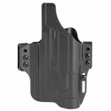 Torsion Light Bearing, IWB Concealment Holster, Waistband Clips, S&W M&P 2.0 9/40 Full Size w/Streamlight TLR-1, Right Hand, Black, Polymer BC40-1007