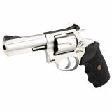 RM64, Double Action/Single Action, Steel Framed Revolver, 357 Magnum, 6" Barrel, Stainless Steel Finish, Silver, Rubber Grips, Fixed Sights, 6 Rounds 2-RM649