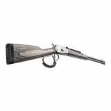 R92, Large Loop, Lever Action Rifle, 357 Magnum, 20" Barrel, Stainless Steel Finish, Silver, Green Laminate Wood Stock, Buckhorn Sights, 8 Rounds, Right Hand 923572093-LW
