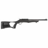 Tuffy Survival Rifle, Single Shot, 410 Bore/45 Long Colt, 16" Rifled and Threaded Barrel, Matte Finish, Black, Green Synthetic Stock, 1 Round, Includes Stow Bag SSPS45-BKIT