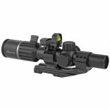 RT-6 1x-6x-24mm Illuminated Ballistic AR Reticle and FastFire Red Dot Reflex Sight Matte Black