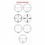 Fullfield, Rifle Scope, 3-12X Magnification, Second Focal Plane, Ballistic E3 Reticle, 56mm Objective, 30mm Main Tube, Matte Finish, Black 201540