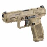 METE SFT, Semi-automatic, Striker Fired, Polymer Framed Pistol, Compact, 9MM, 4.5" Barrel, Cerakote Finish, Modern Digital Color, Optic Ready Slide, (1) RMRcc and (1) Shield RMS/RMSc Footprint Optic Bases, 3 Dot White Sights, Flared Magwell, 2 Magazines,