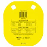 AR500, Gong Target, 5", Steel Target, Yellow 1116700
