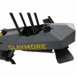 Claymore Clay Target Thrower, Foot Pedal Powered,  Holds Up to 50 Clays, Throws up to 70 Yards, Black 1122187