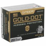 Gold Dot 9mm Luger 147 Grain Hollow Point 20 Per Box
