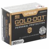 Speer Gold Dot, Personal Protection, 45ACP, 185 Grain, Hollow Point, 20 Round Box 23964GD