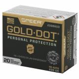 Gold Dot .45 Auto 230 Grain Hollow Point 20 Per Box
