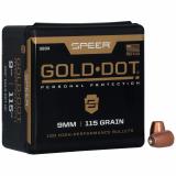 Gold Dot Bullets .355 Diameter 115 Grain Hollow Point