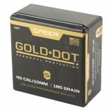 Gold Dot Bullets .400 Diameter 165 Grain Hollow Point