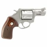 Mag Pug/Pit Bull, Revolver, 357 Magnum/9MM, 2.2" Ported Barrel, Stainless Steel Frame, Silver, Walnut Grips, Fixed Sights, 5 Rounds 73920