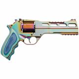 Rhino, 60DS, Revolver, Double Action/Single Action, 357 Magnum, 6" Barrel, Alloy Frame, Nebula Mix Color Finish, Blue Laminate Medium Grips, 6Rd, 3 Moon Clips, Fiber Optic Front Sight 340.301