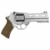 Rhino Single Action Revolver, Single Action Only, 357 Mag, 5" Barrel, Alloy Frame, Chrome Finish, 6Rd, 3 Moon Clips CF340-247