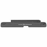 LCS, Black Anodized Aluminum, Proprietary Dual Cable Control Channels, Ambidextrous Tape Switch Mount, Fits Surefire ST07 Remote Tape Switch LCSMK1g BLK