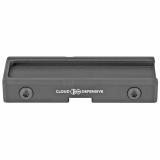 LCS, Black Anodized Aluminum, Proprietary Dual Cable Control Channels, Ambidextrous Tape Switch Mount, Fits Streamlight Pro-Tac Series Remote Tape Switch LCSMK2k BLK