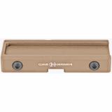 LCS, Flat Dark Earth Aluminum, Proprietary Dual Cable Control Channels, Ambidextrous Tape Switch Mount, Fits Streamlight Pro-Tac Series Remote Tape Switch LCSMK2k FDE