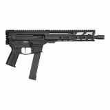 MKGs, DISSENT, Semi-automatic Pistol, AR, 9MM, 10.5" Threaded Barrel, 1/2x28, CMMG Zeroed Linear Compensator, Cerakote Finish, Armor Black, TriggerTech AR-D 2-Stage Trigger, 9.6" M-LOK Handguard, CMMG Zeroed Polymer Grip, 33 Rounds, 2 Magazines, Accepts