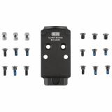 Prodigy to RMR/Holosun, Optic Mounting Plate, Fits Springfield Prodigy, Compatible with Trijicon RMR and Holosun 407C/507C/508T, Integrated Rear Sight, Anodized Finish, Black SA-PDY-RH-RSR