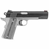 Competition Plus, Semi-automatic, 45 ACP, 5" Barrel, Steel Frame, Two-Tone Finish, 8Rd, G10 Black and Grey Grips, 8Rd, Novak Sights O1070CCP-TT