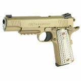 M45A1 MARINE PISTOL | 45ACP, G10 Desert Tan Grips, Zinc Brown Ion Bond Finish
