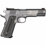 Custom Competition, Semi-automatic, 38 Super, 5" Barrel, Steel Frame, Stainless Finish, 9Rd, National Match Barrel, Novak Adjustable Sights O1073CS