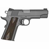 Custom Carry, Semi-automatic, 1911, Commander, 45 ACP, 4.25" Ntional Match Barrel, Steel Frame, Smoked Grey Color, G10 Grips, Series 80 Firing System, Right Hand, 8Rd O4040CS