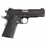 Night Commander, 1911, Semi-automatic, Metal Frame Pistol, Commander Size, 45ACP, 4.25" Barrel, Cerakote Finish, Black Slide, Blued Frame, Colt Grips, Novak Night Sights, Ambidextrous Thumb Safety, 8 Rounds, 1 Magazine 4840NC