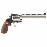 Anaconda Revolver 44 Magnum 8" Silver Hogue 6 Rounds Adjustable Sights ANACONDA-SP8RTS Stainless Steel Matte